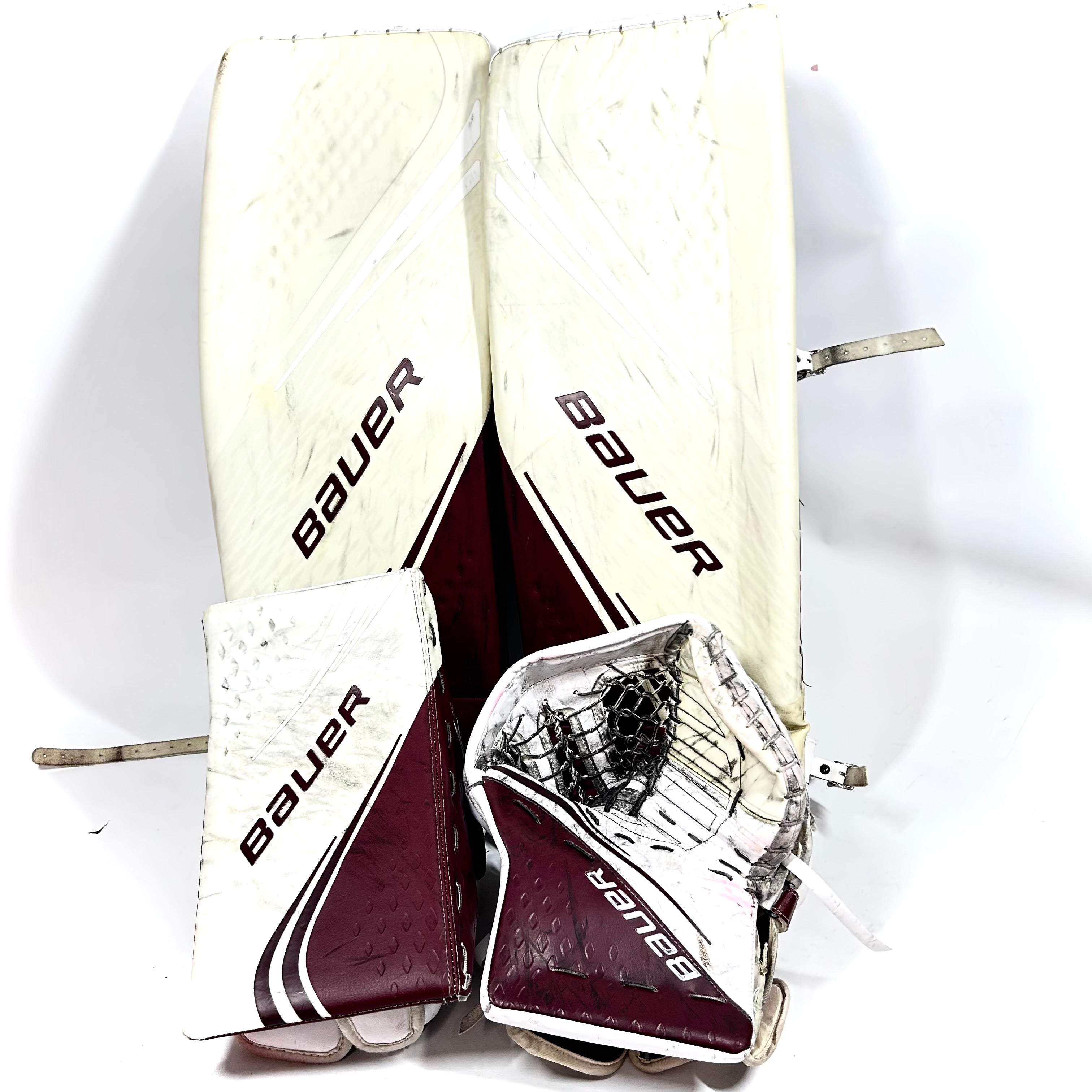 Bauer Vapor 2X Pro - Ensemble complet de gardien de but senior Pro Stock d'occasion (marron)